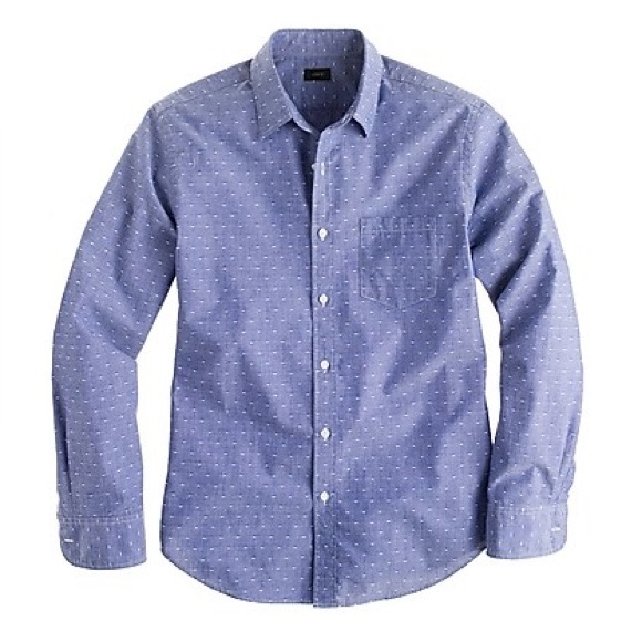 J. Crew Other - J. Crew Chambray shirt in blue dot J. Crew Other - J. Crew Chambray shirt in blue dot